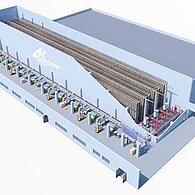 Automatisches Kleinteilelager für Korrodin