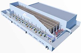 Automatisches Kleinteilelager für Korrodin