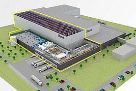 Franz Mensch: Erweiterung des Logistikzentrums