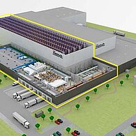 Franz Mensch: Erweiterung des Logistikzentrums